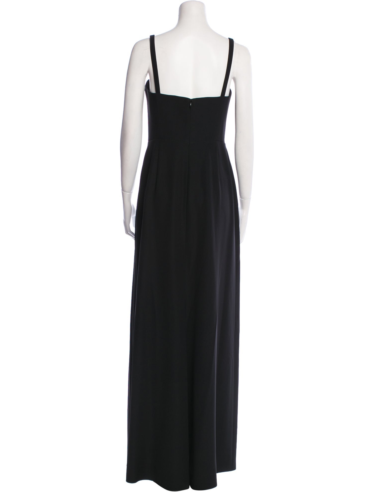 Emporio Armani Square Neckline Long Dress